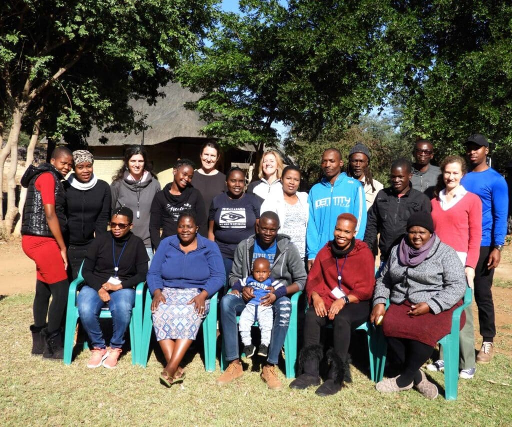 Group photo op module 4 outside