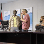 Civil society caucusing before the dialogue